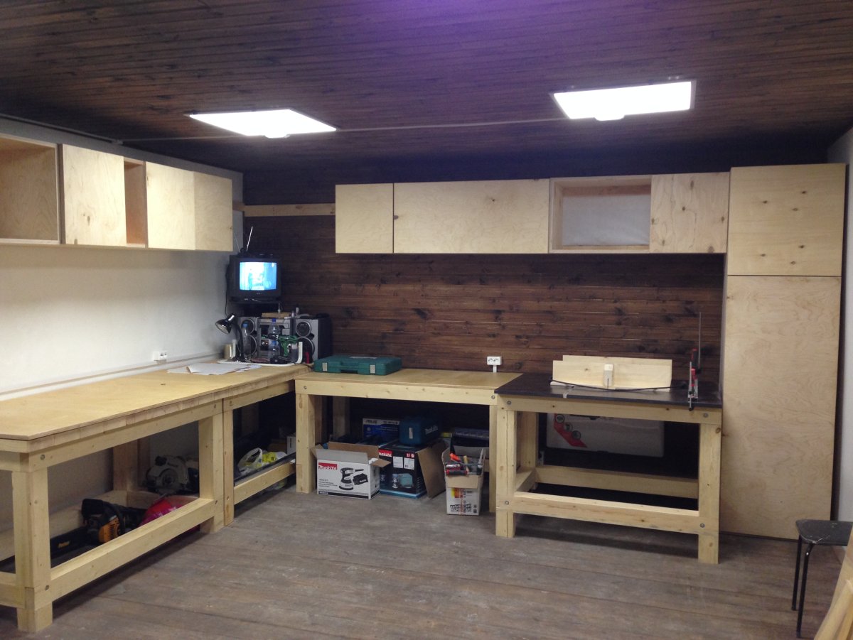 Обустройство гаража 6х4