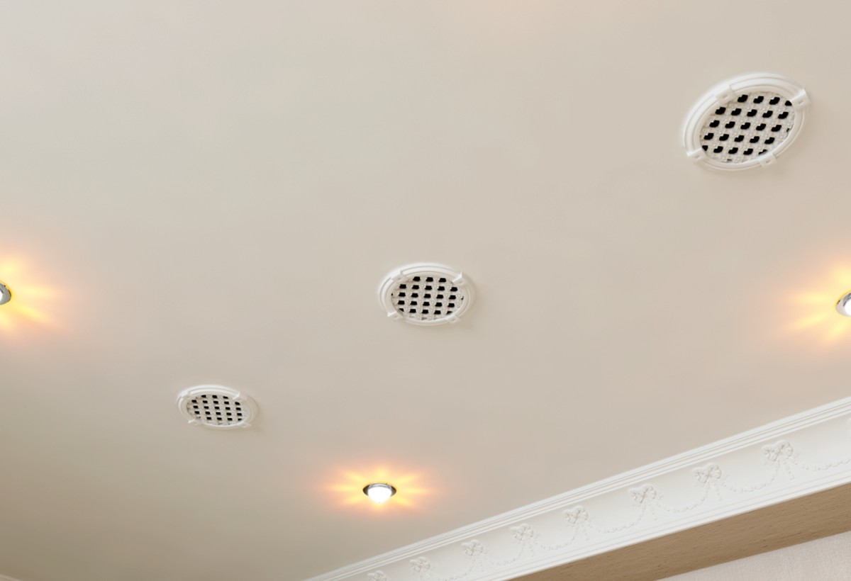 Вентиляция потолки 48мм