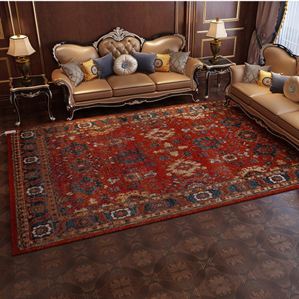 Персидский ковер в интерьере