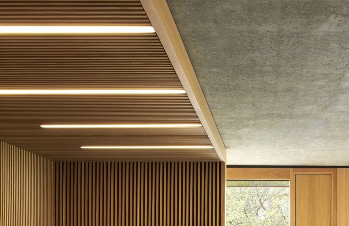 Линейный потолок реечный sas740