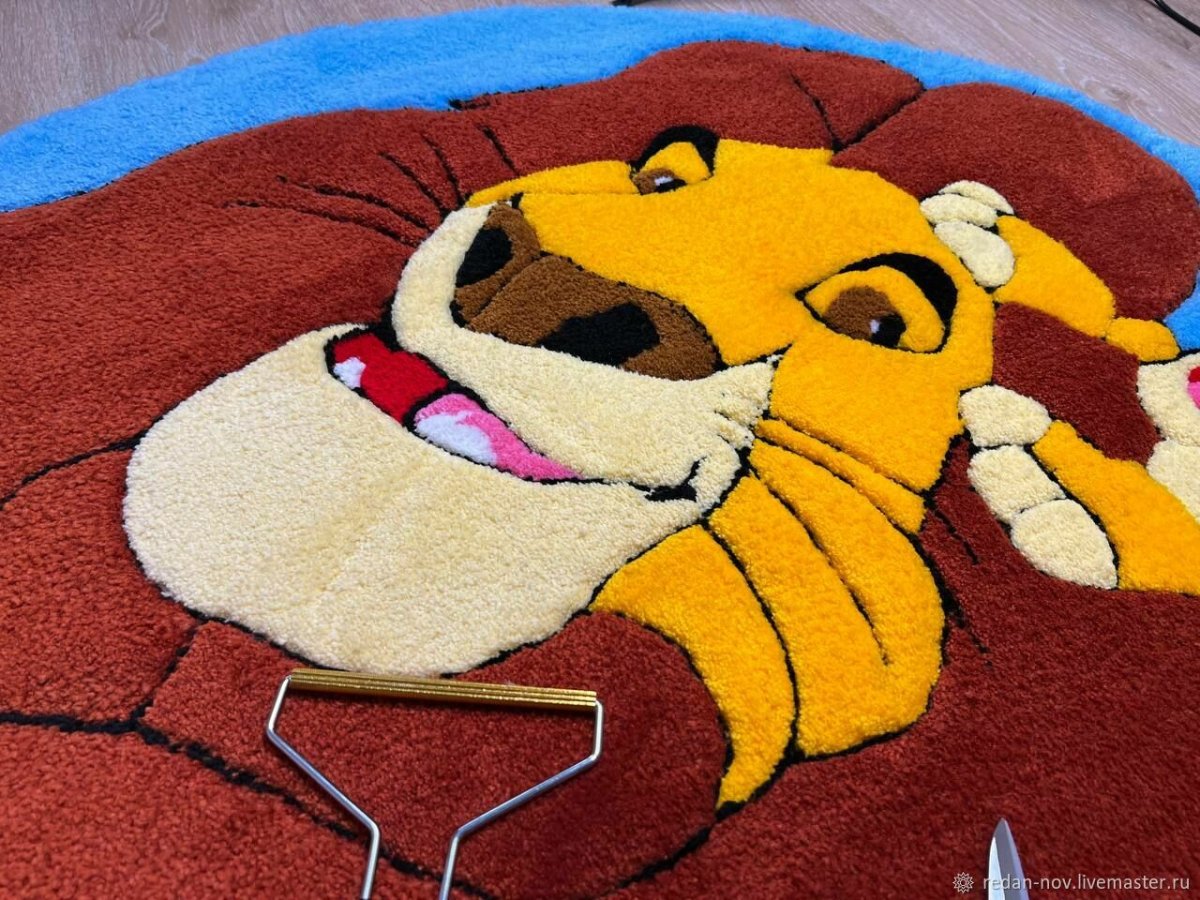Тафтинговый ковер Король Лев