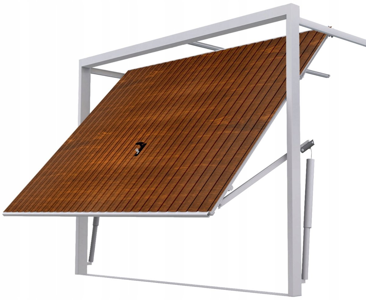 Подъемно поворотные ворота amb