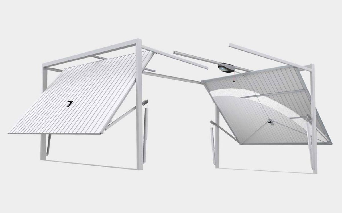 Подъёмно-поворотные ворота z-система чертежи