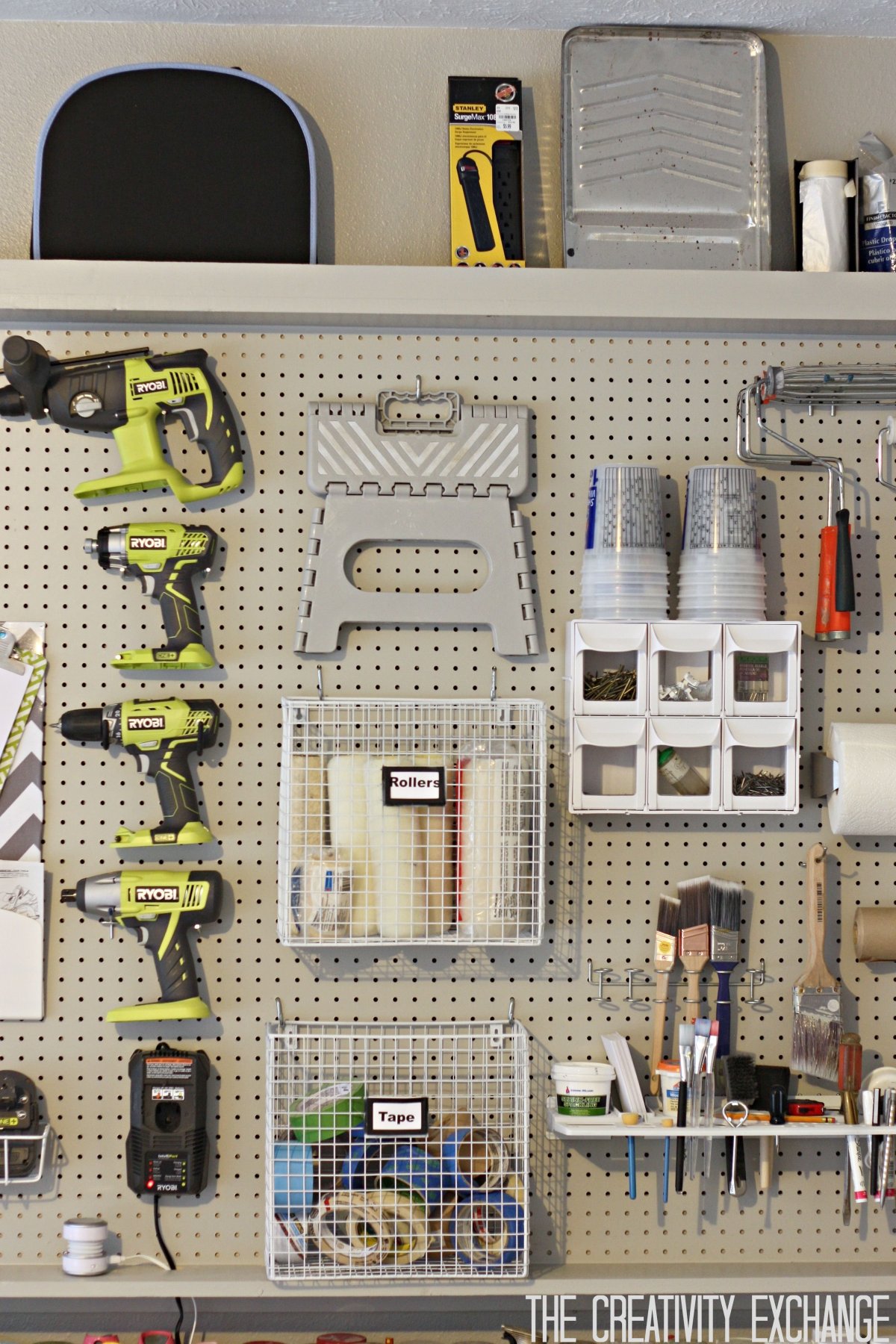 Органайзер для инструментов на стену