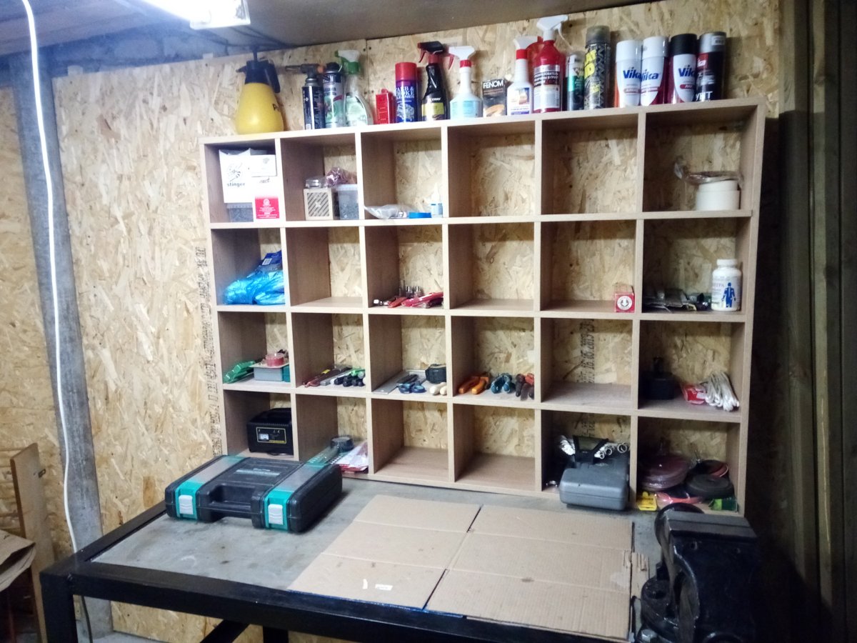 Органайзер для гаража своими руками