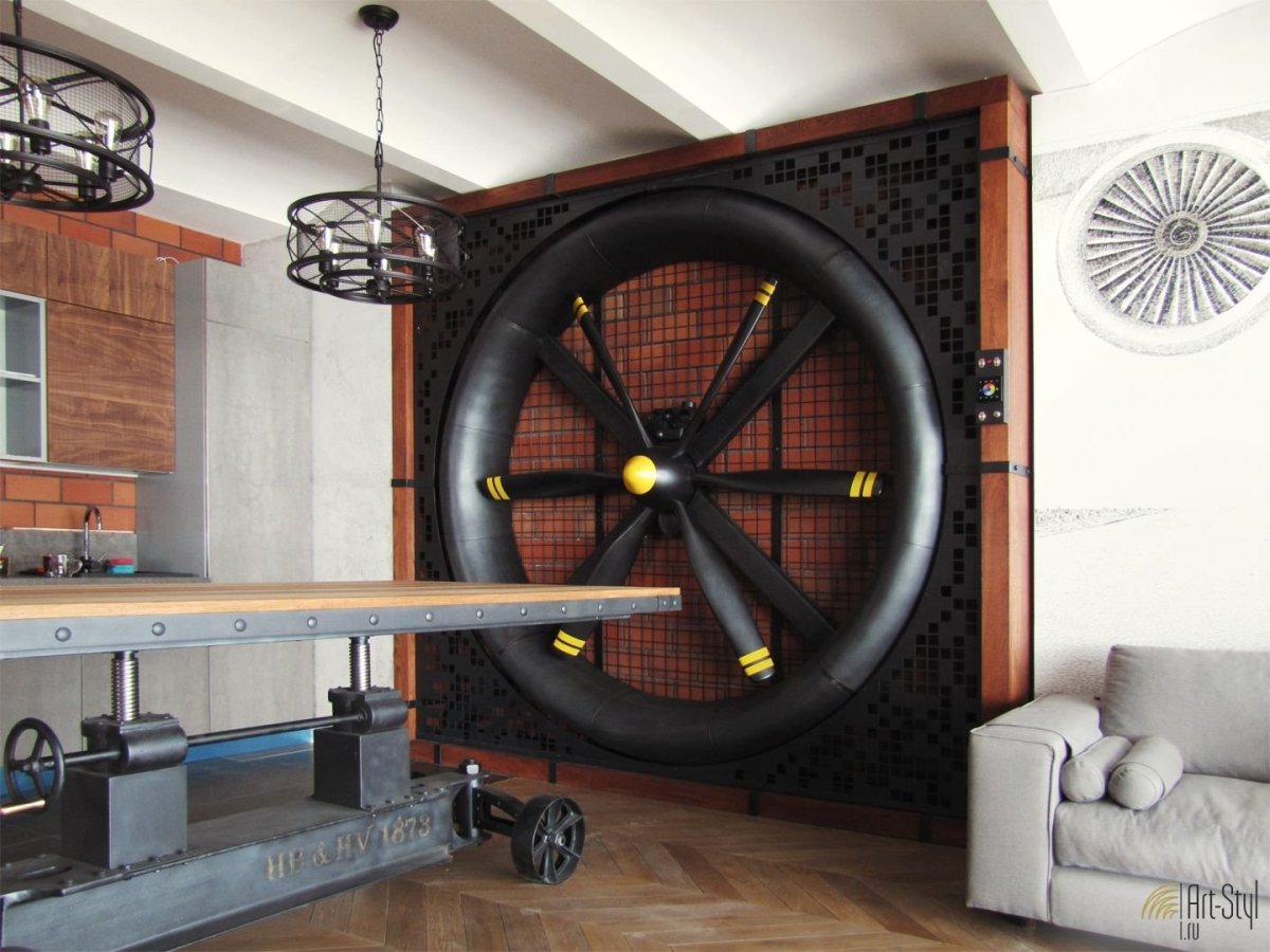 Интерьер в авиационном стиле