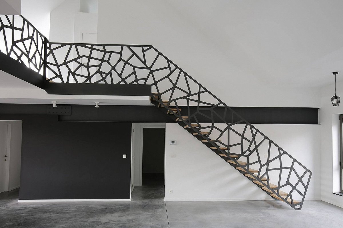 Перила лофт для лестниц из металла