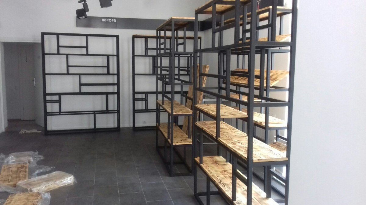 Стеллаж металлический из профильной трубы