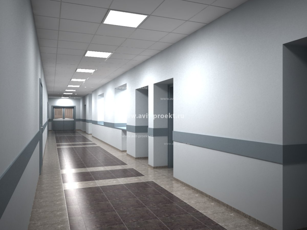 Коридор здания