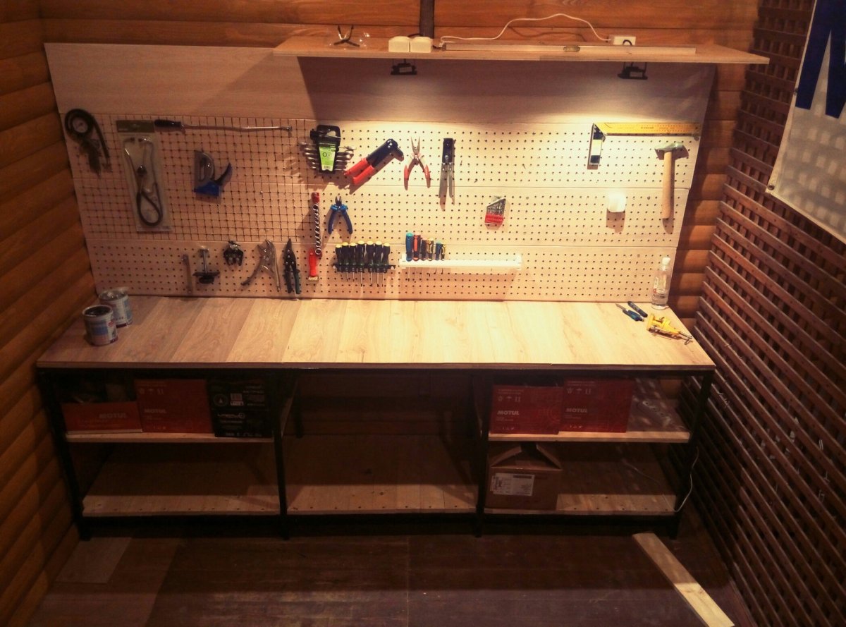 Стол верстак в гараж
