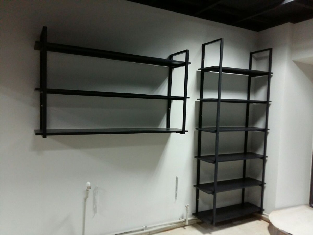 Стеллажи из профильной трубы 80на80 промышленные