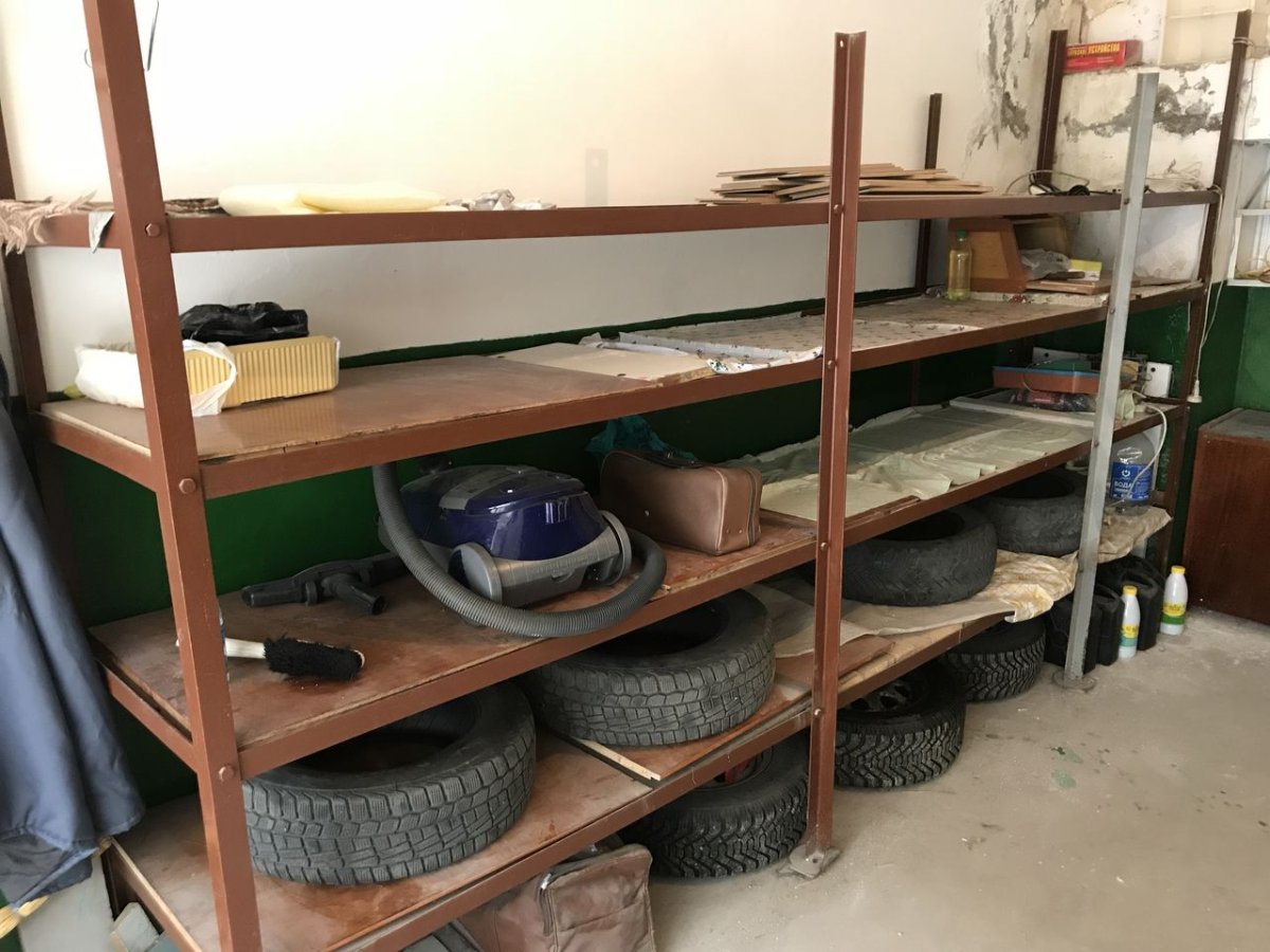 Стеллаж в гараж