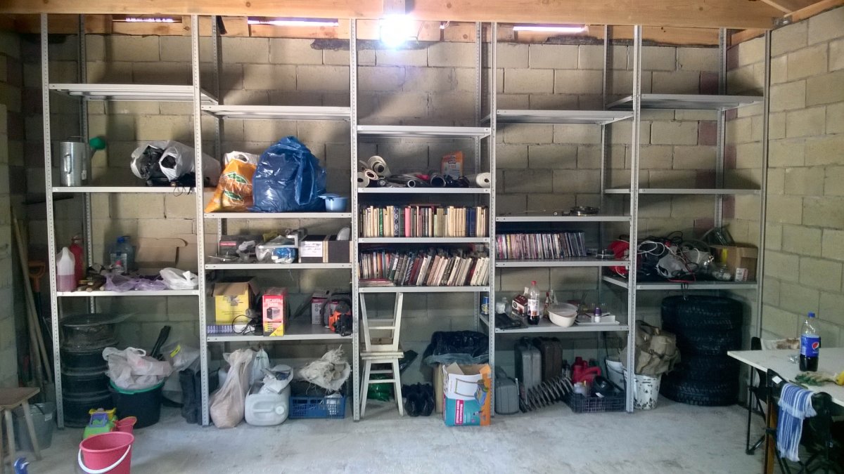 Стеллаж в гараж