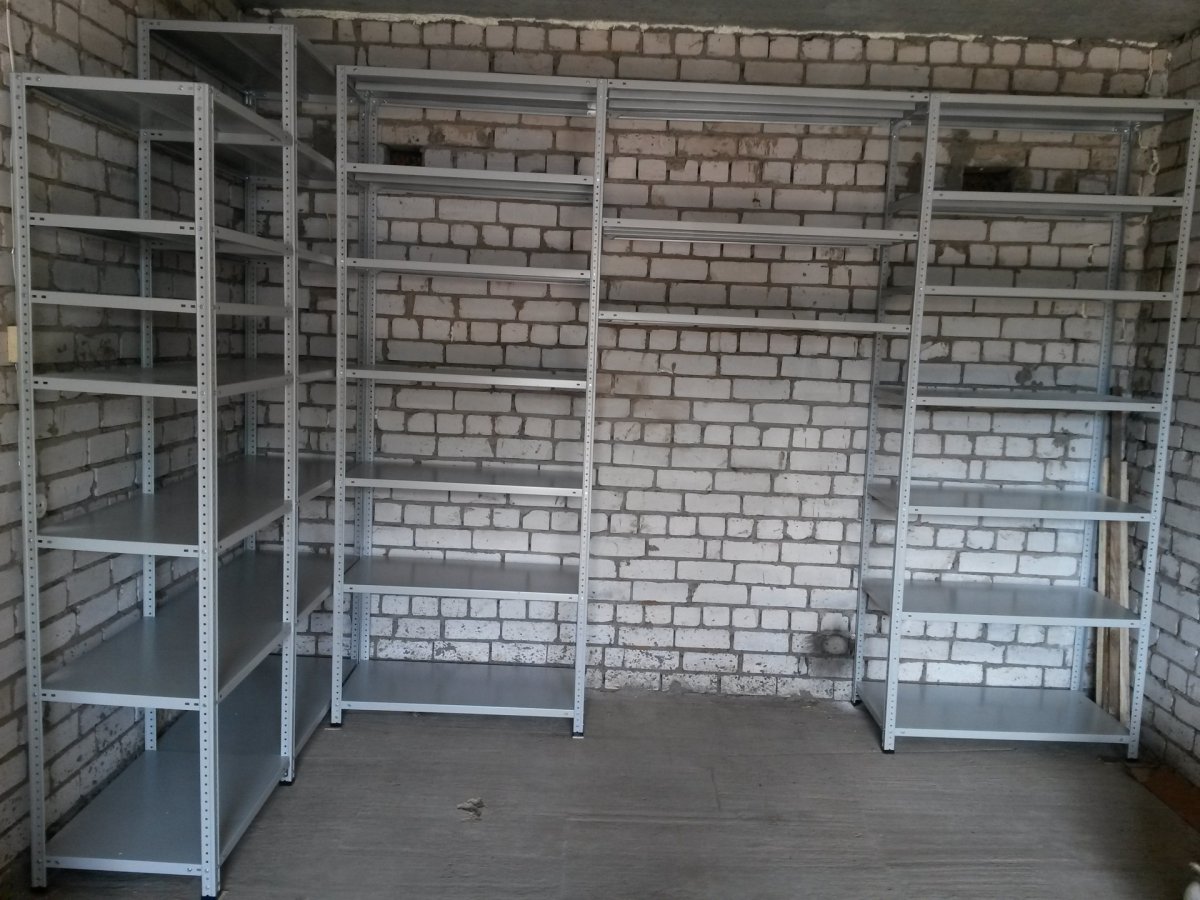 Стеллажи металлические сборные 2000х1000х500