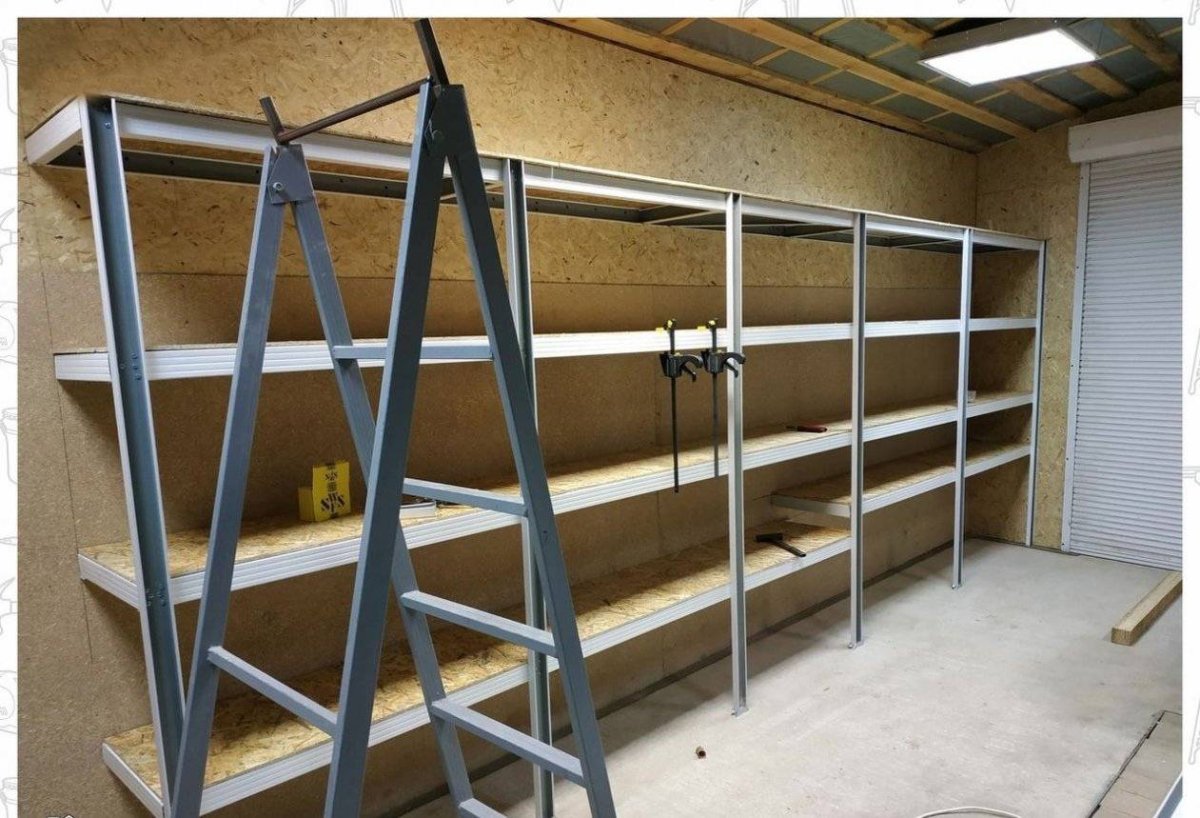 Стеллаж из профиля для гипсокартона