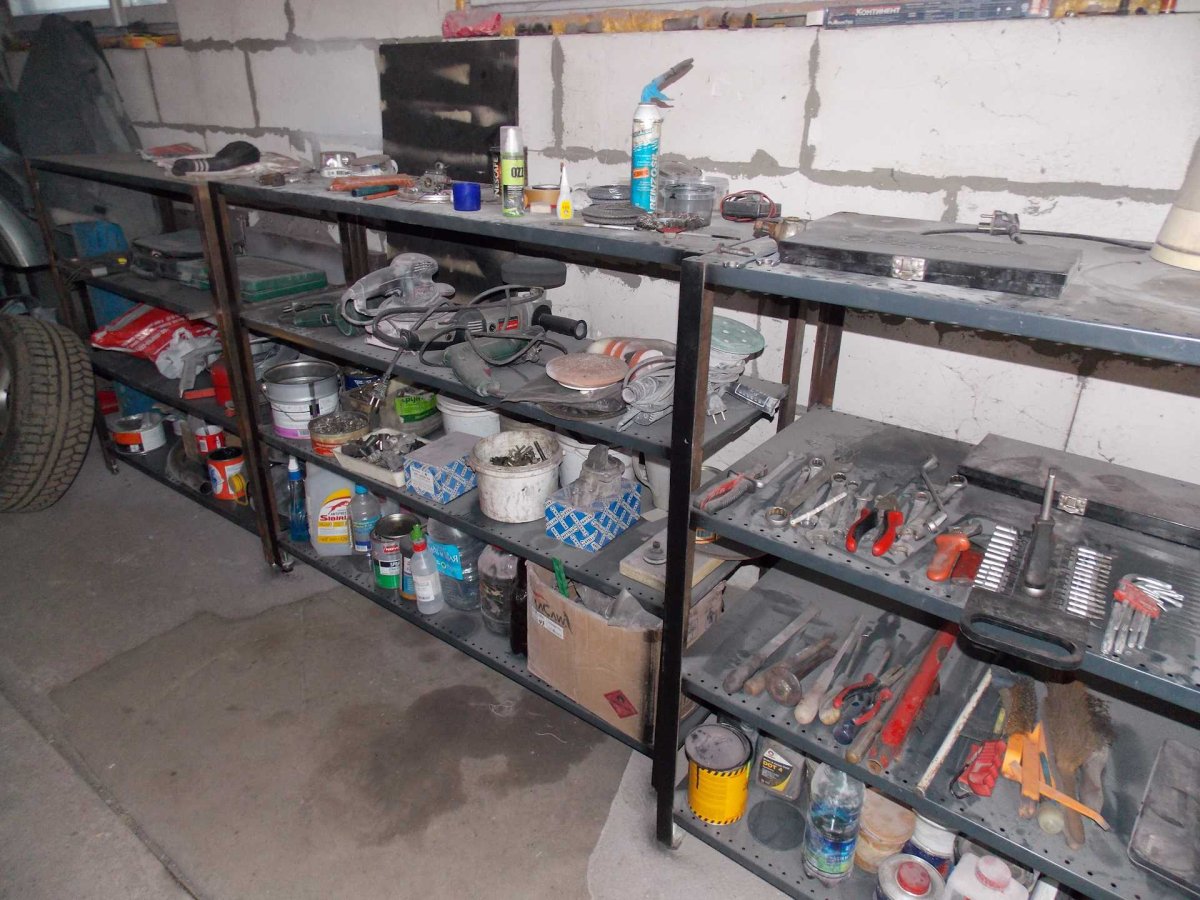 Стеллаж в гараж