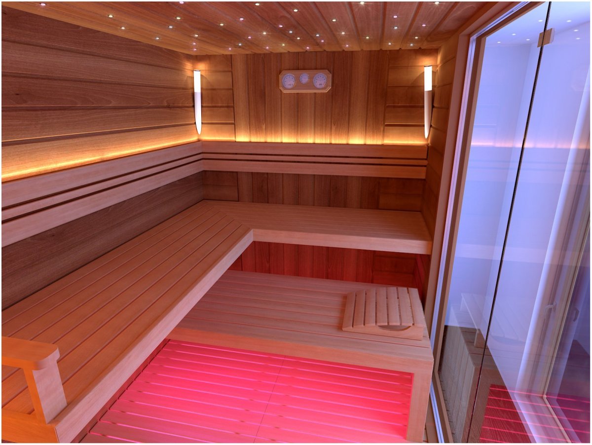 Финская сауна на балконе