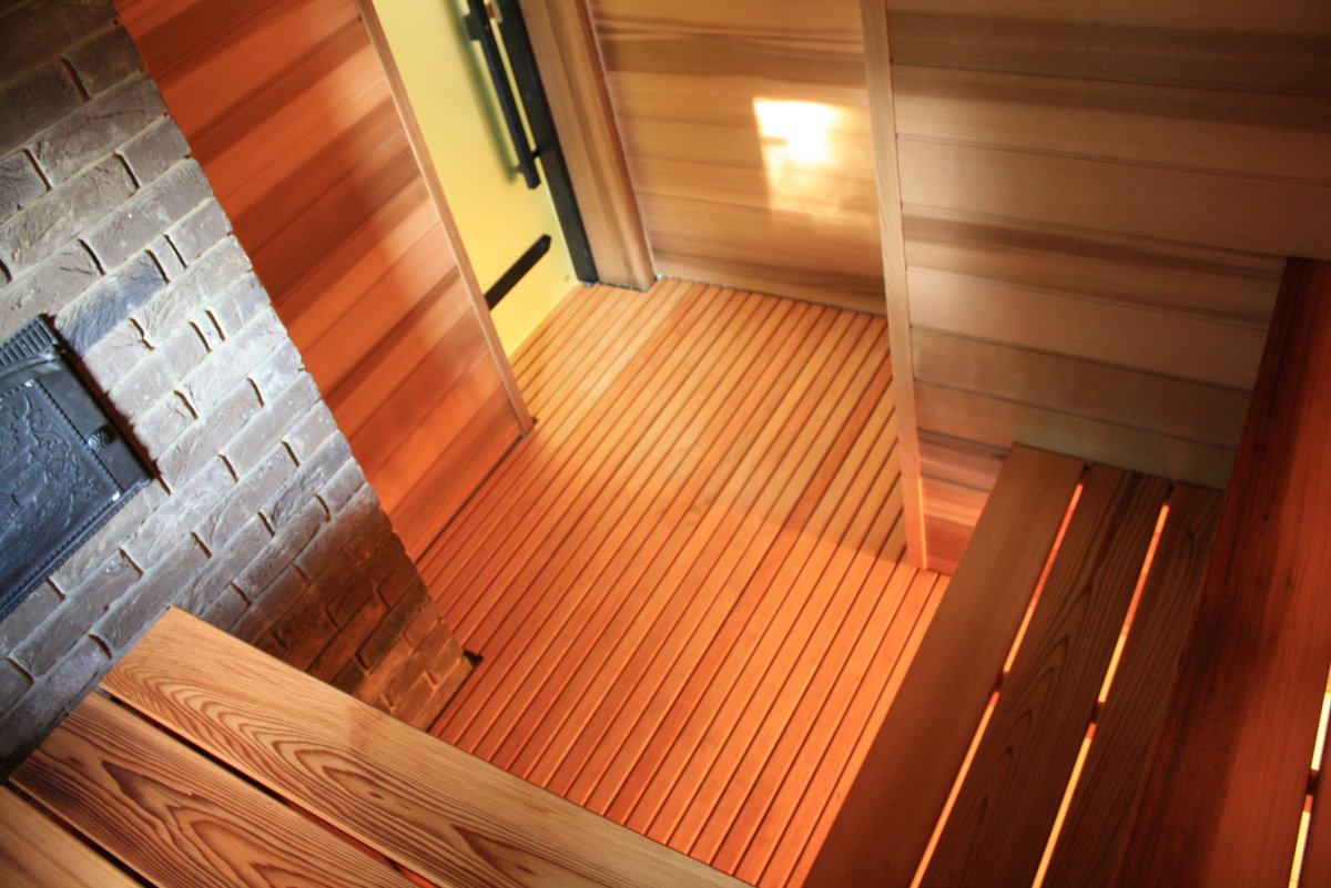 Финская сауна на балконе