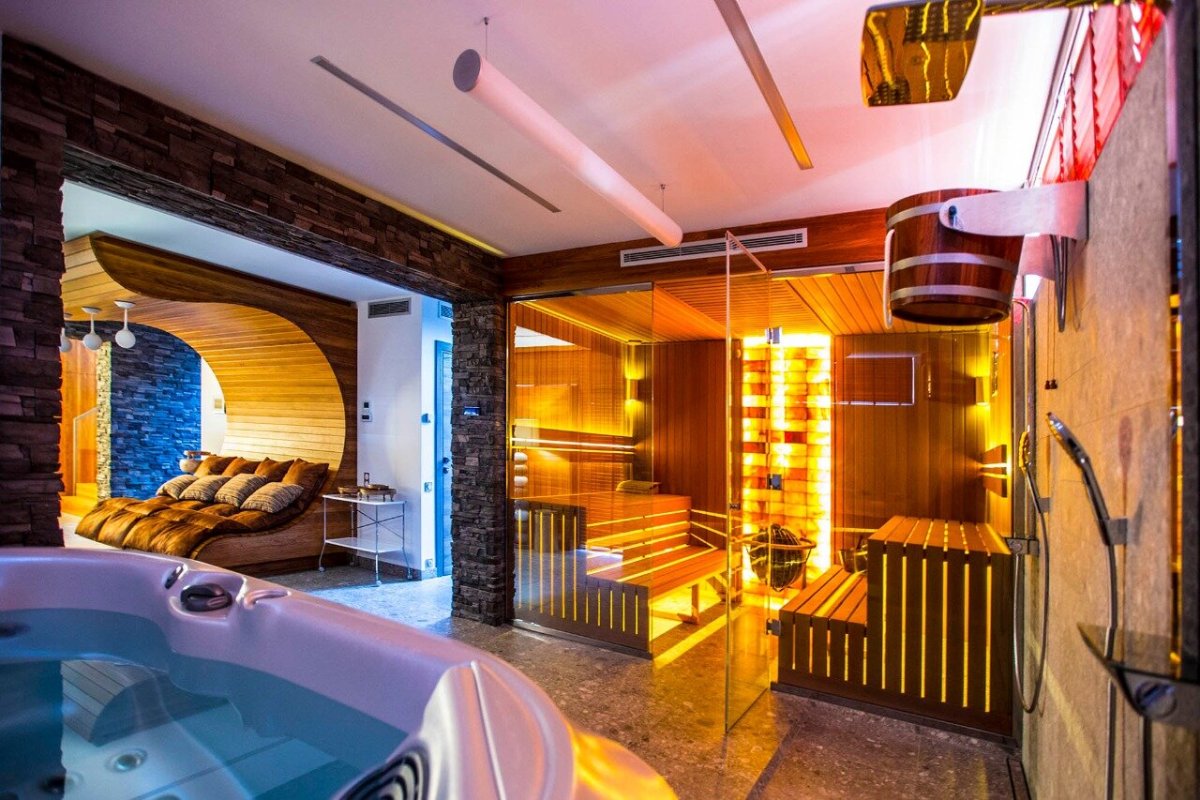 Интерьер банного комплекса