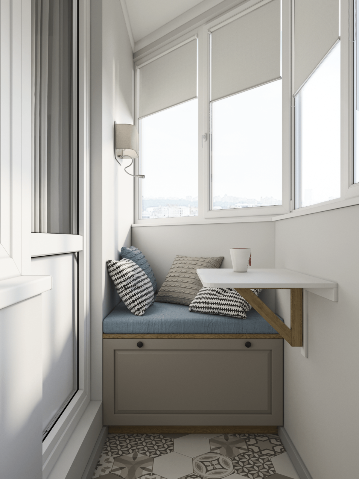 Маленький диванчик на балкон