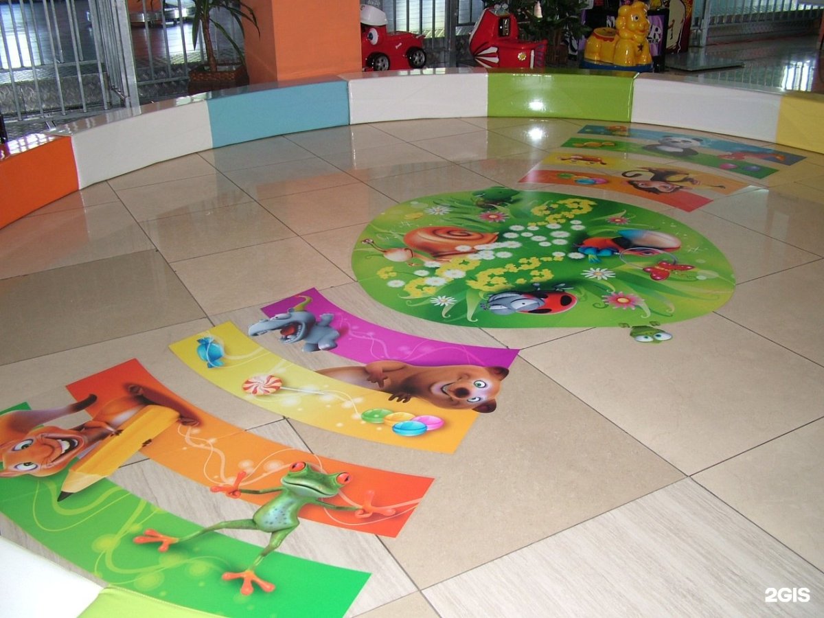 Обучающие наклейки на пол