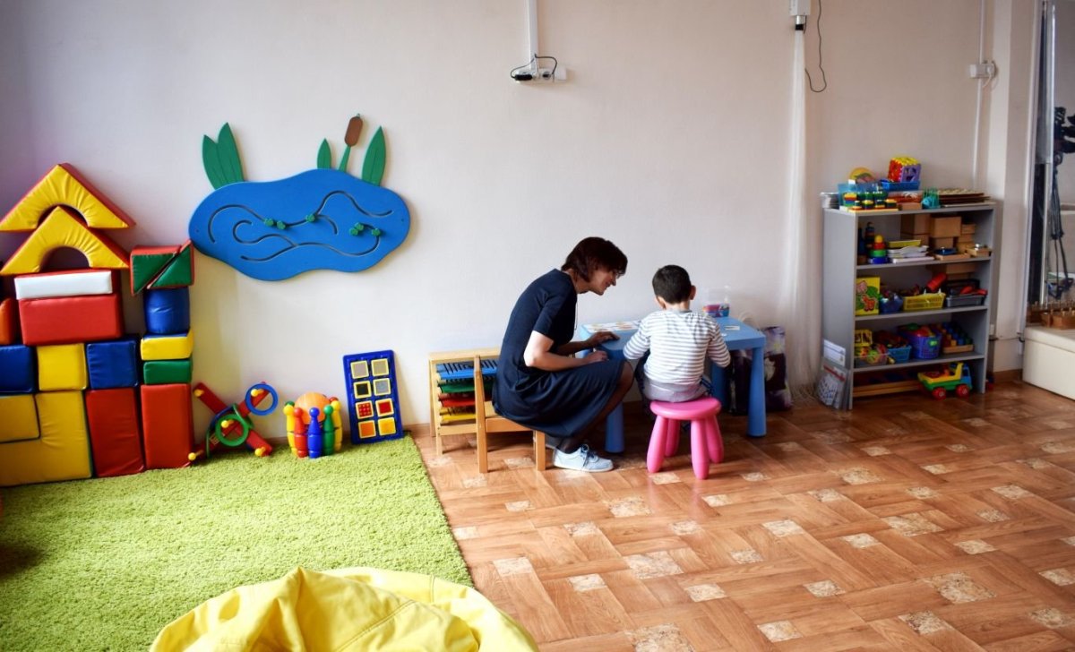 Развивающий пол в детском саду