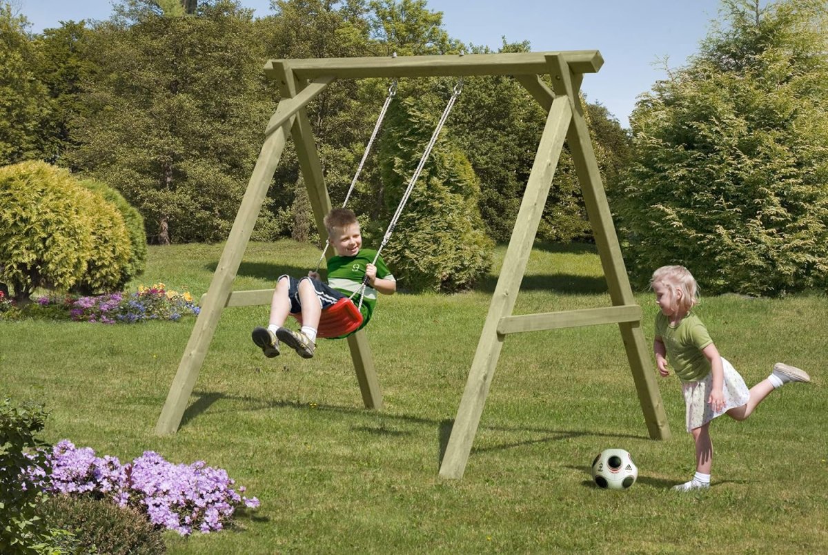 Качеля для детей деревянная