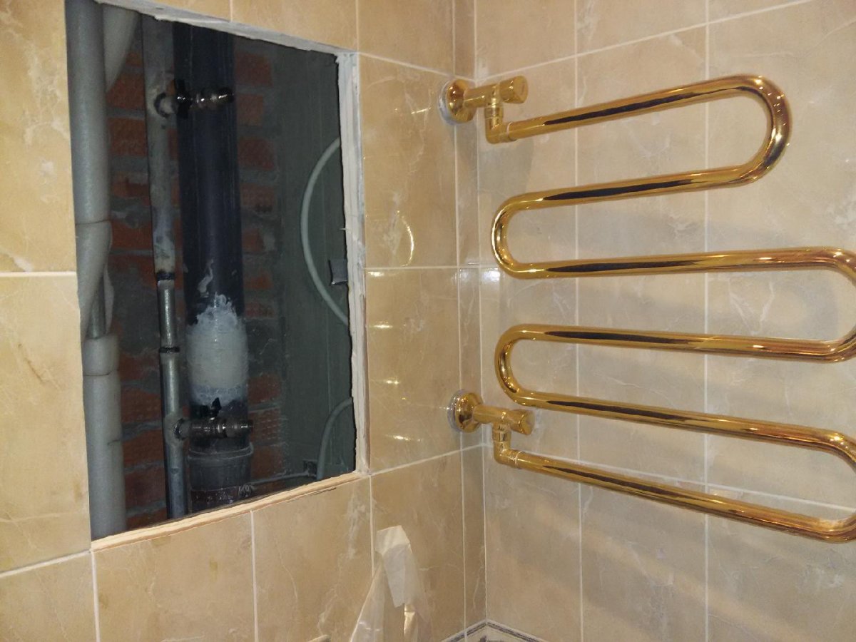 Трубы в ванной