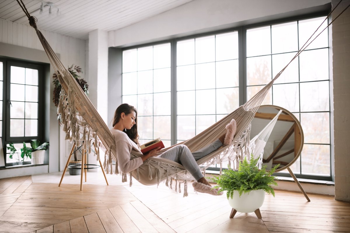 Гамак в интерьере