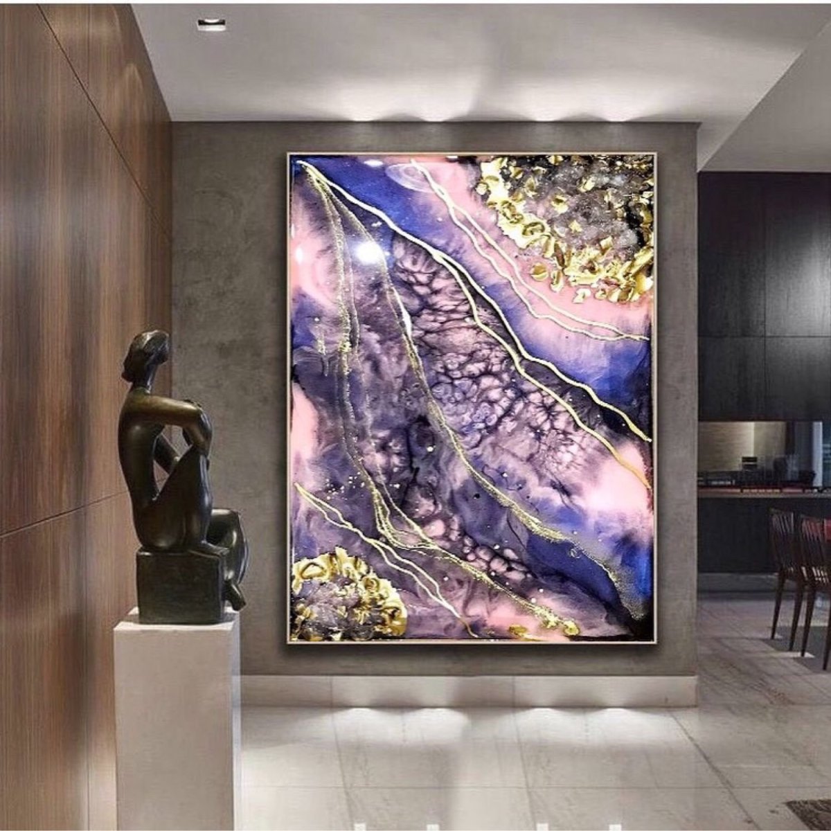 Стеклянные панно в интерьере