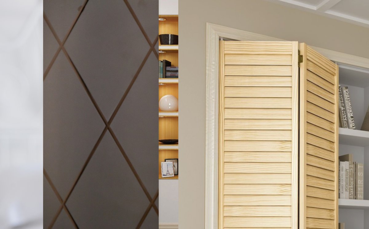 Жалюзийные двери в гардеробную