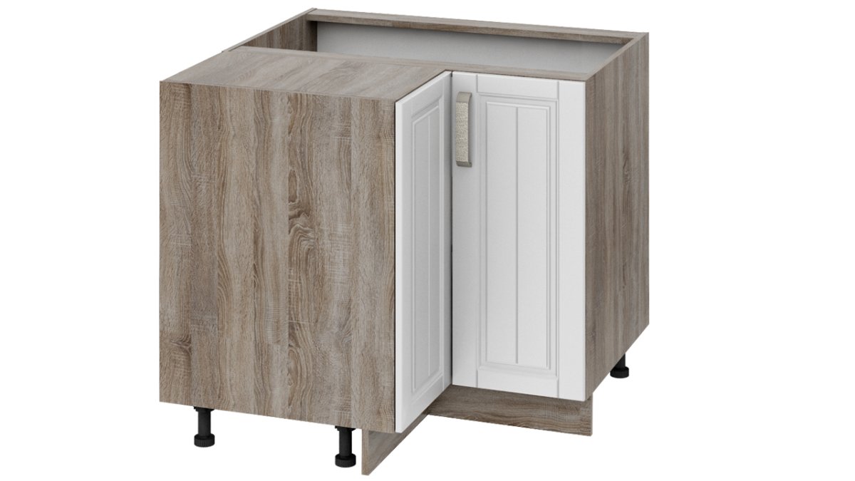 Модульная кухня «Прованс» (дуб сонома трюфель/крем)