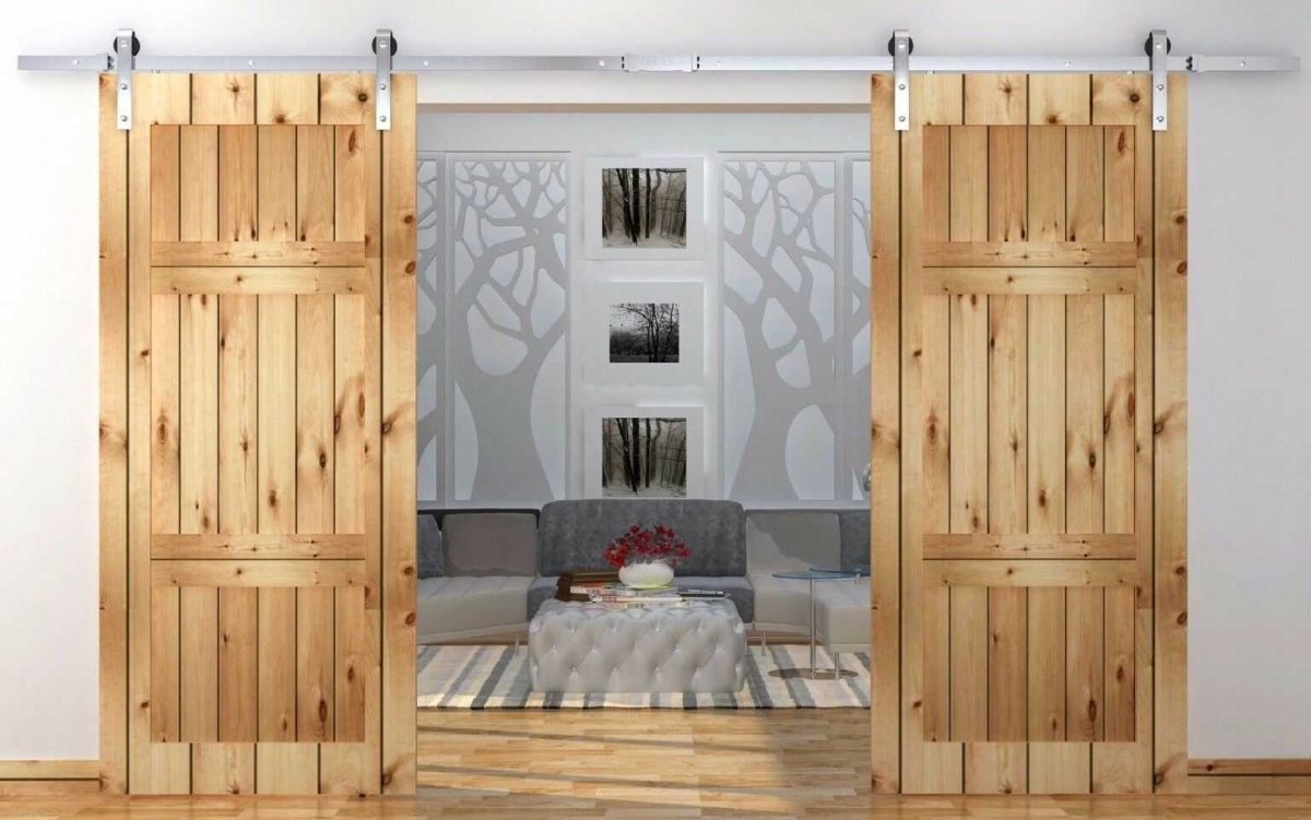 Раздвижные деревянные двери