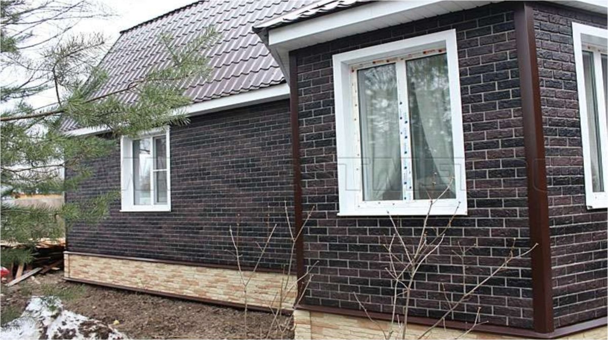 Цокольный сайдинг кирпич Альта профиль