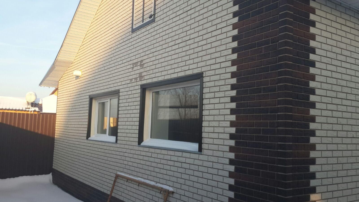 Фасадная панель Docke "Klinker" сахара