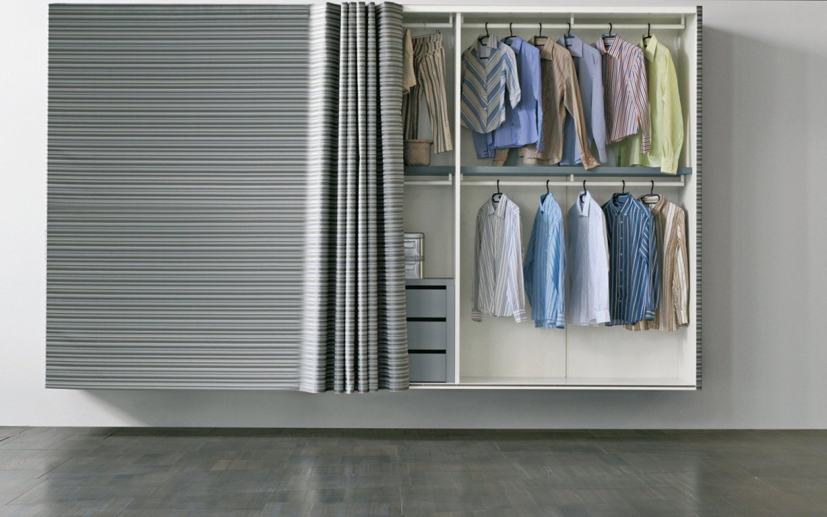 Тканевые двери для шкафа