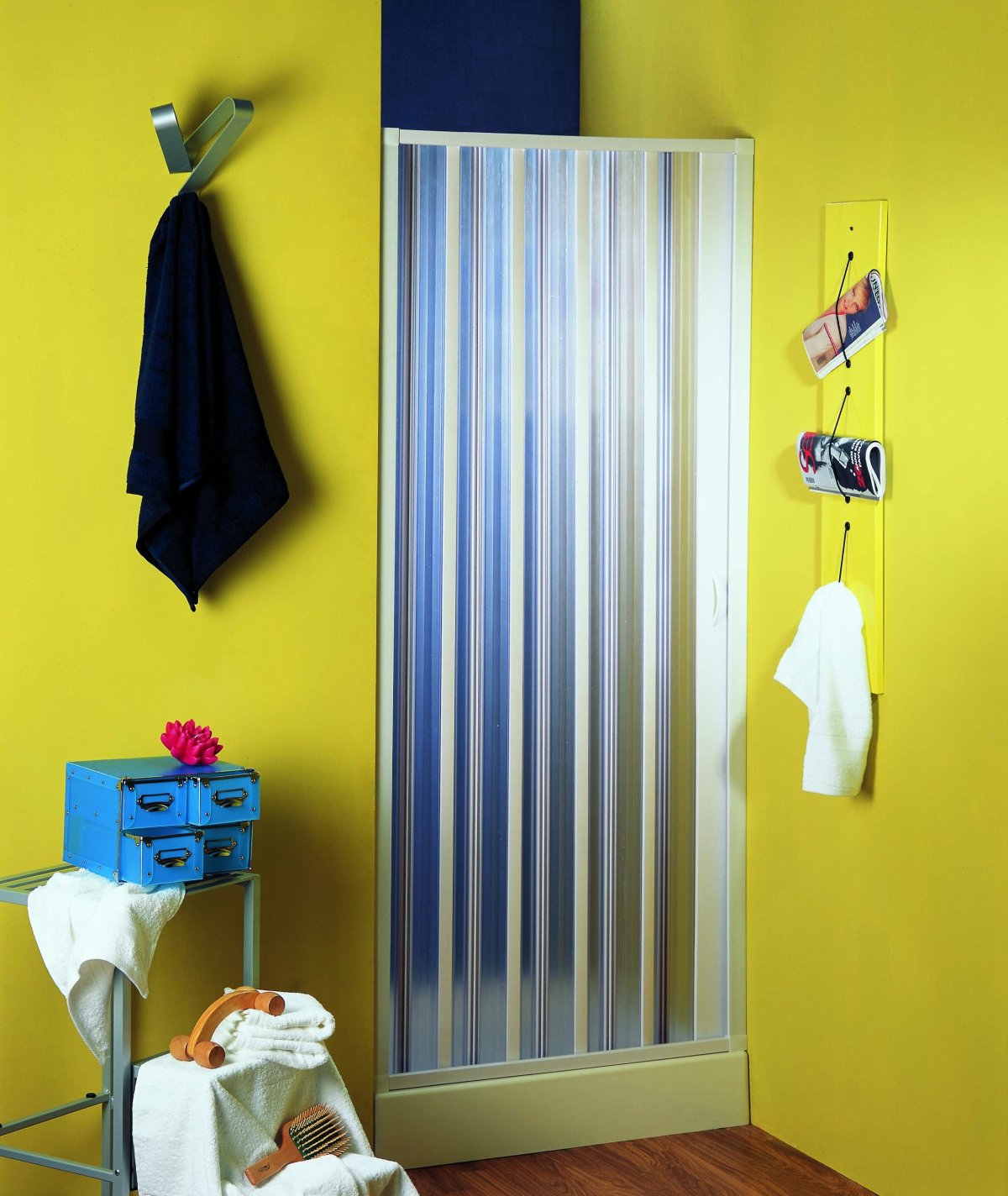 Дверь гармошка в душ