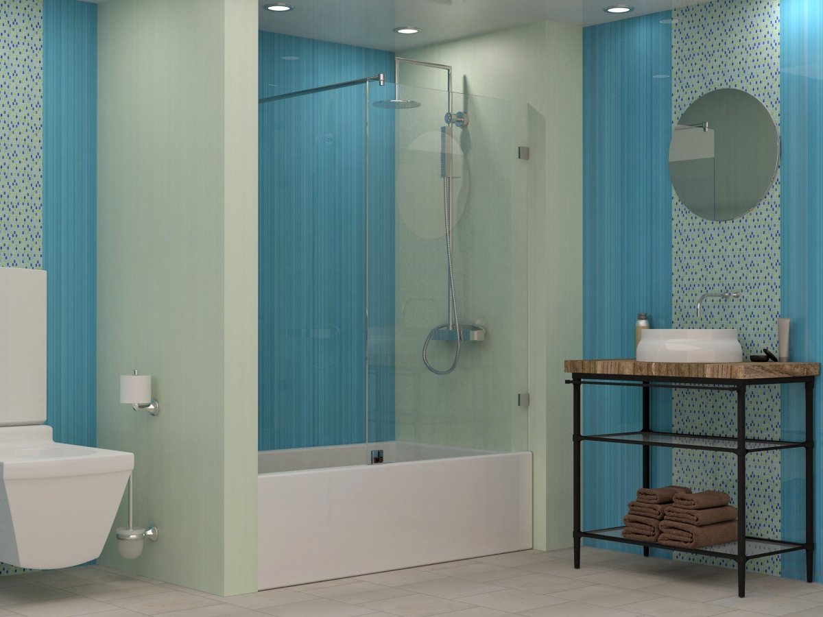 Ширма в ванную комнату