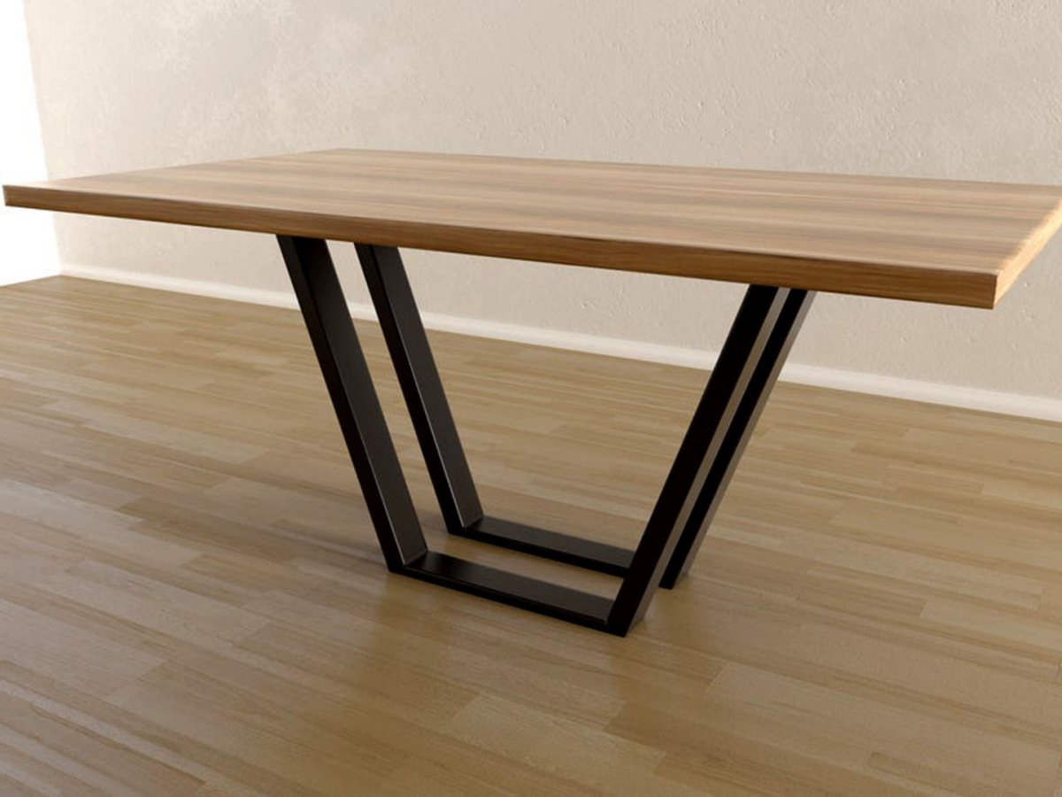 Подстолье из дерева в стиле лофт