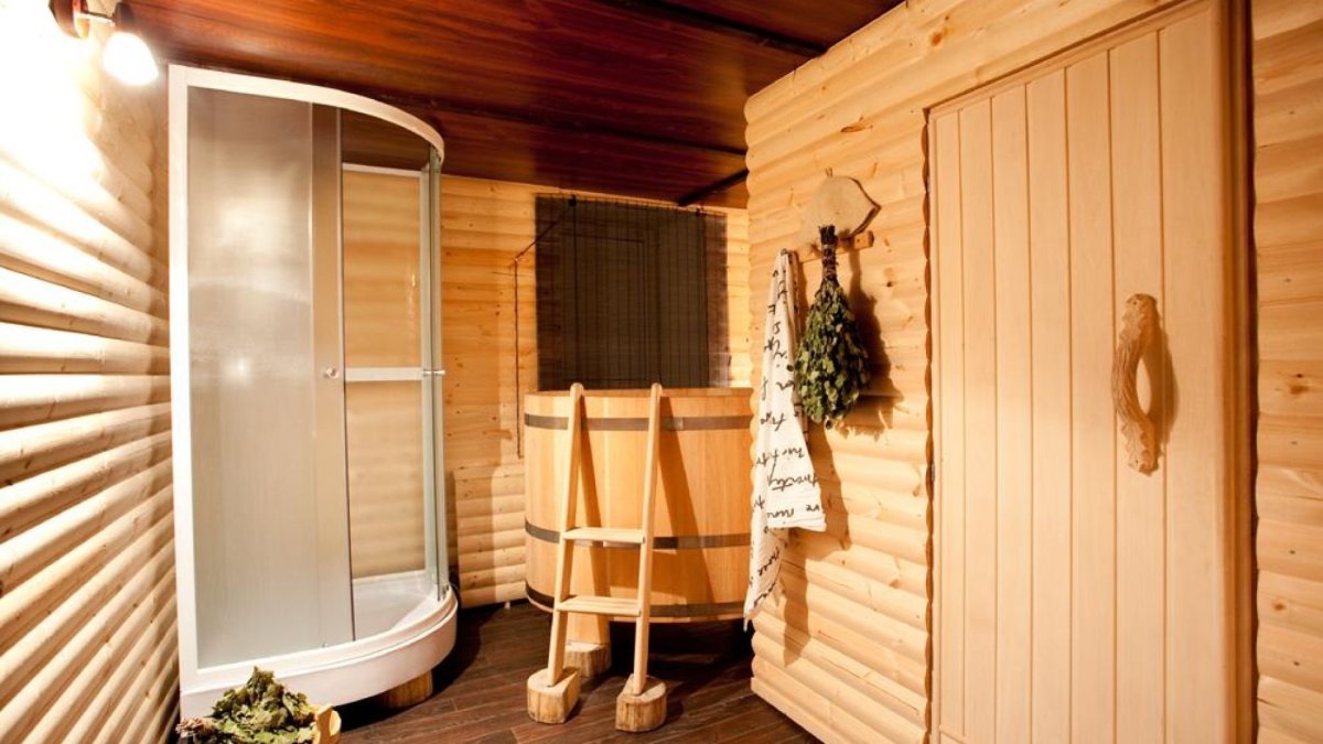 Отделка предбанника