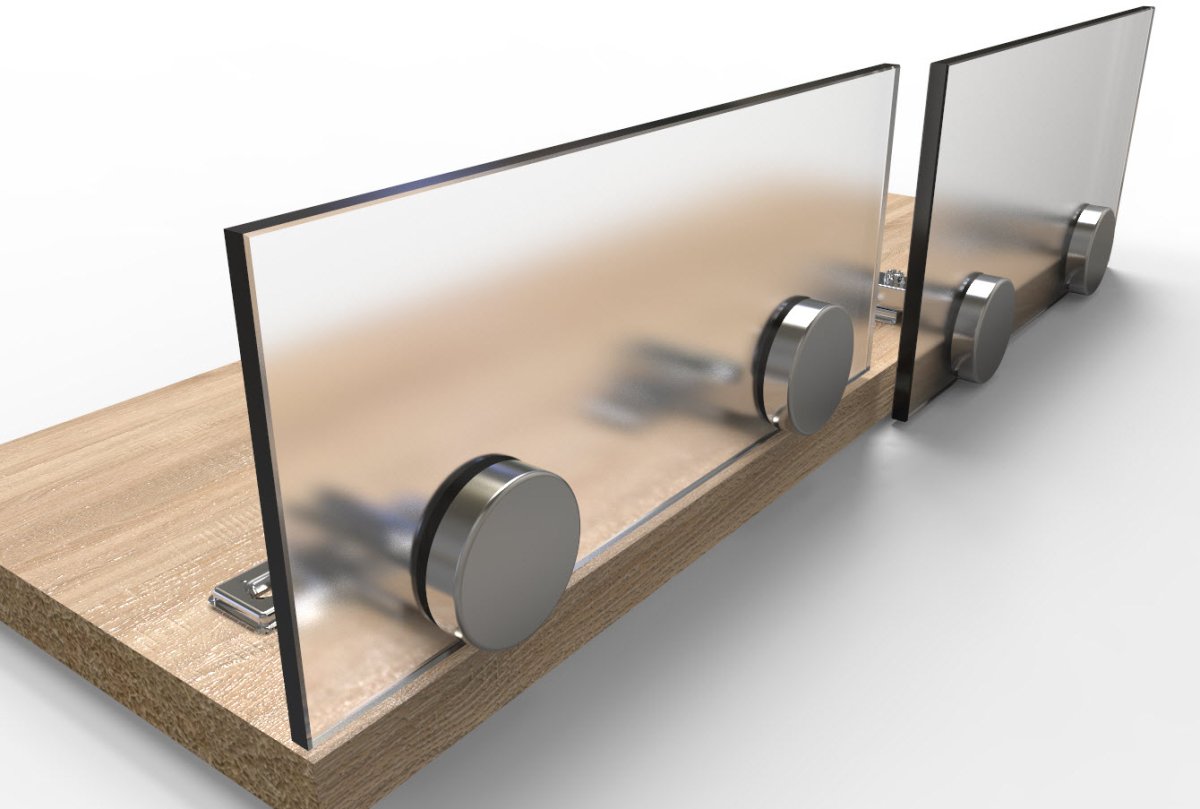 Петли для стекла Blum со сверлением