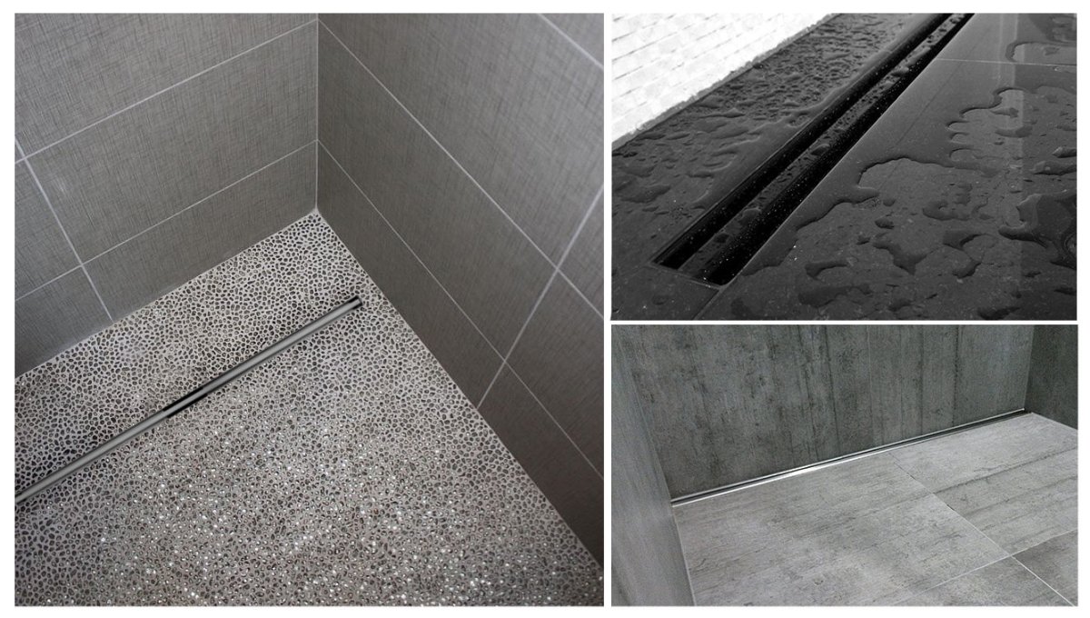 Душевой трап Rea Neo Slim Pro 1000мм чёрный матовый