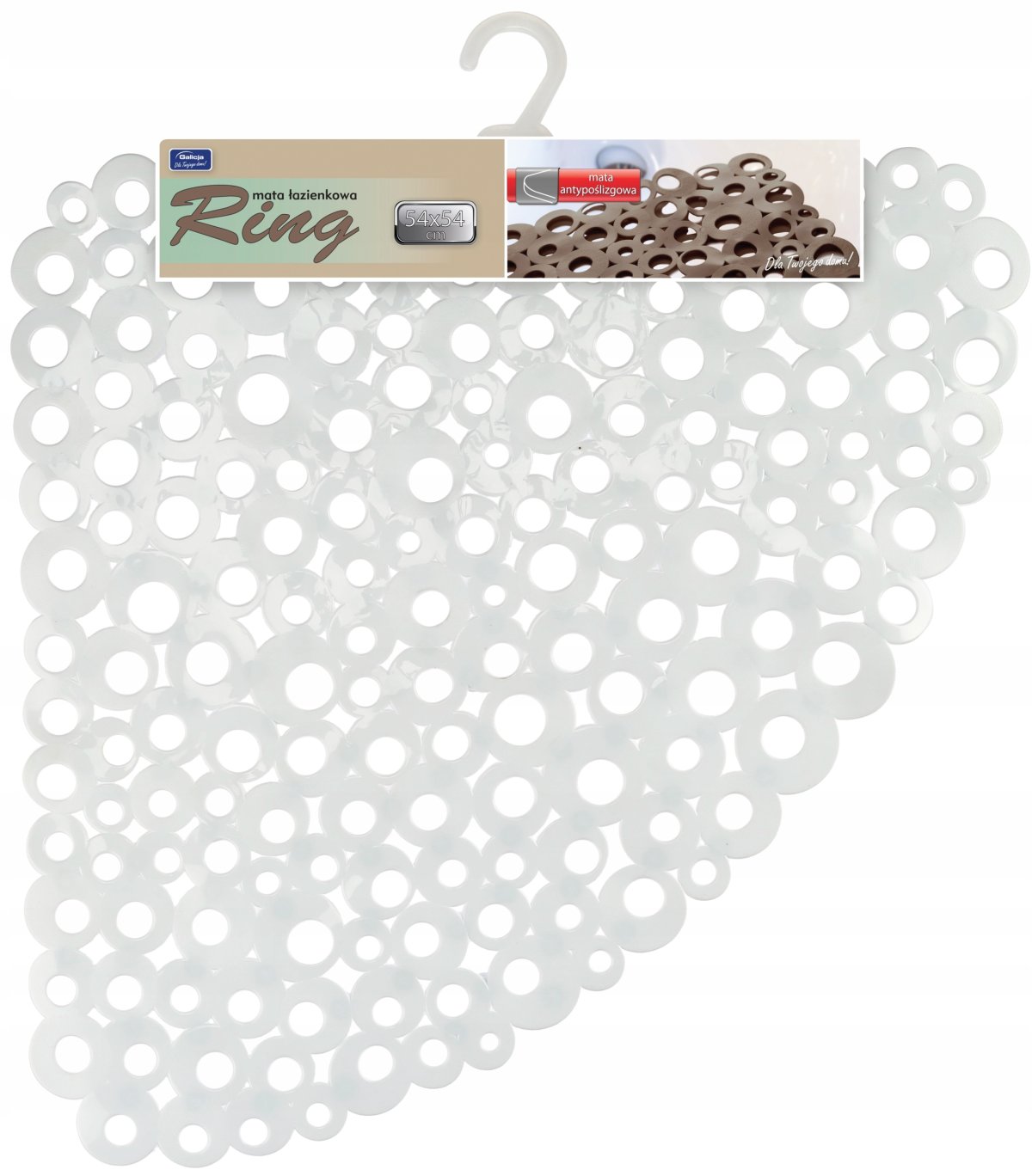 Противоскользящий коврик в душевой поддон