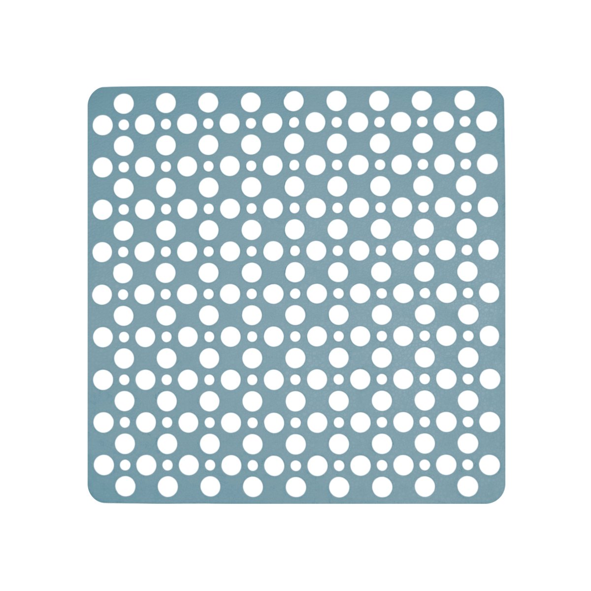 Коврик для душа антискользящий 53х53 белый кот