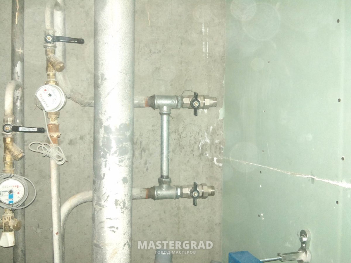 Байпас для полотенцесушителя в ванной