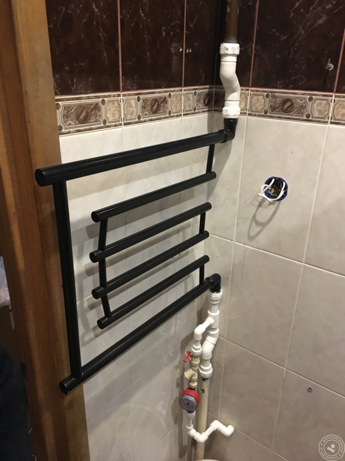 Полотенцесушитель в ванной
