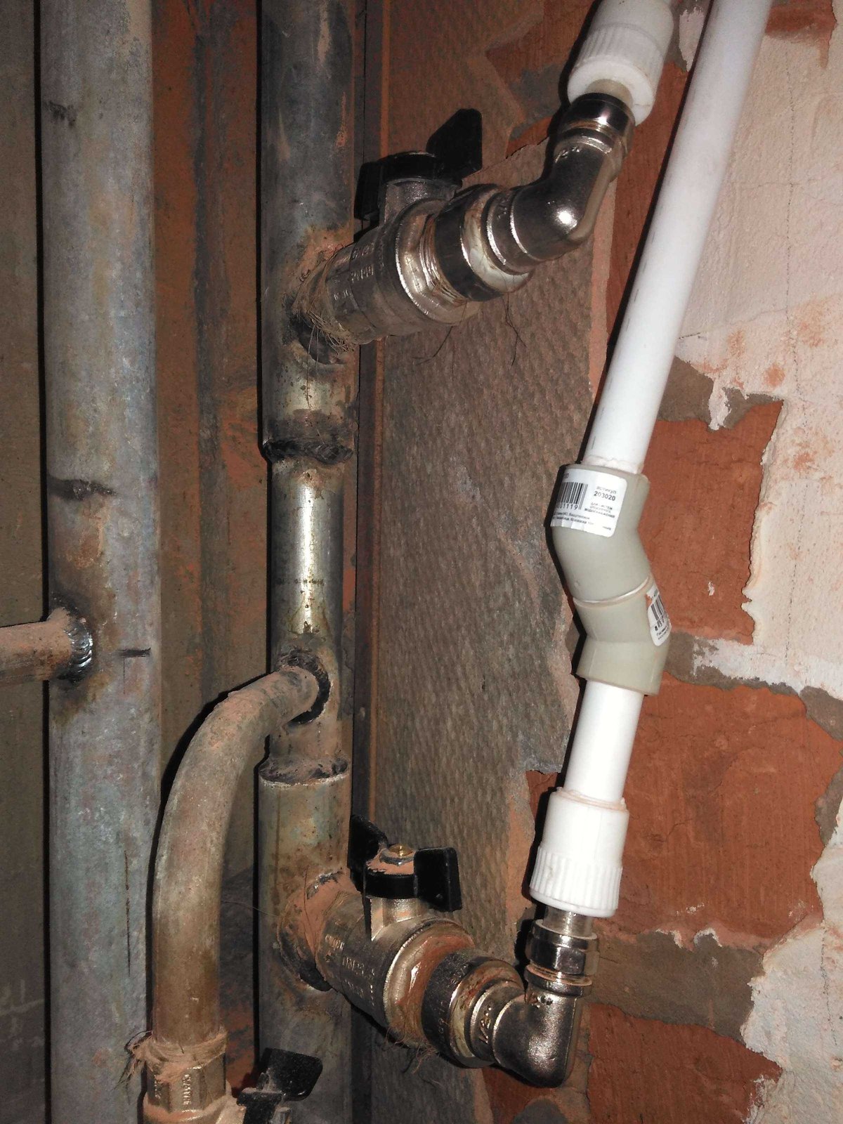 Байпас для полотенцесушителя в ванной