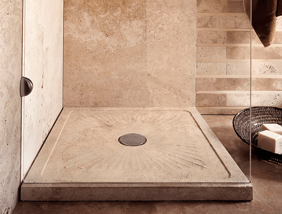 Душевой поддон из камня Вега Стоун