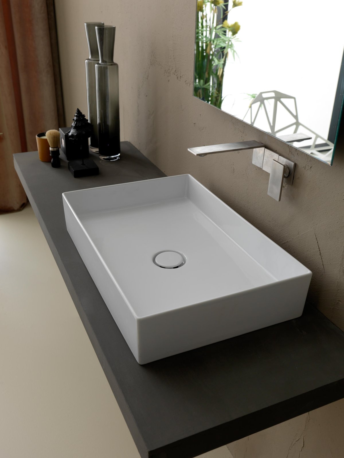 Раковина накладная 400х400-440 Moon