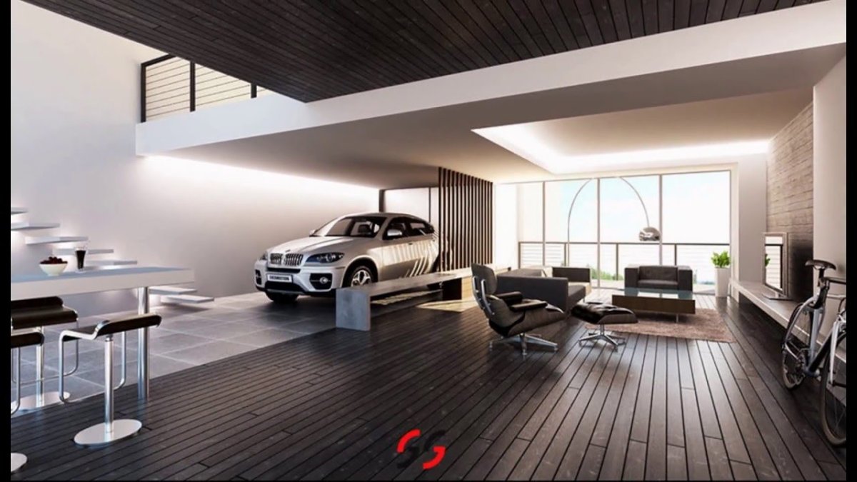 Красивый гараж